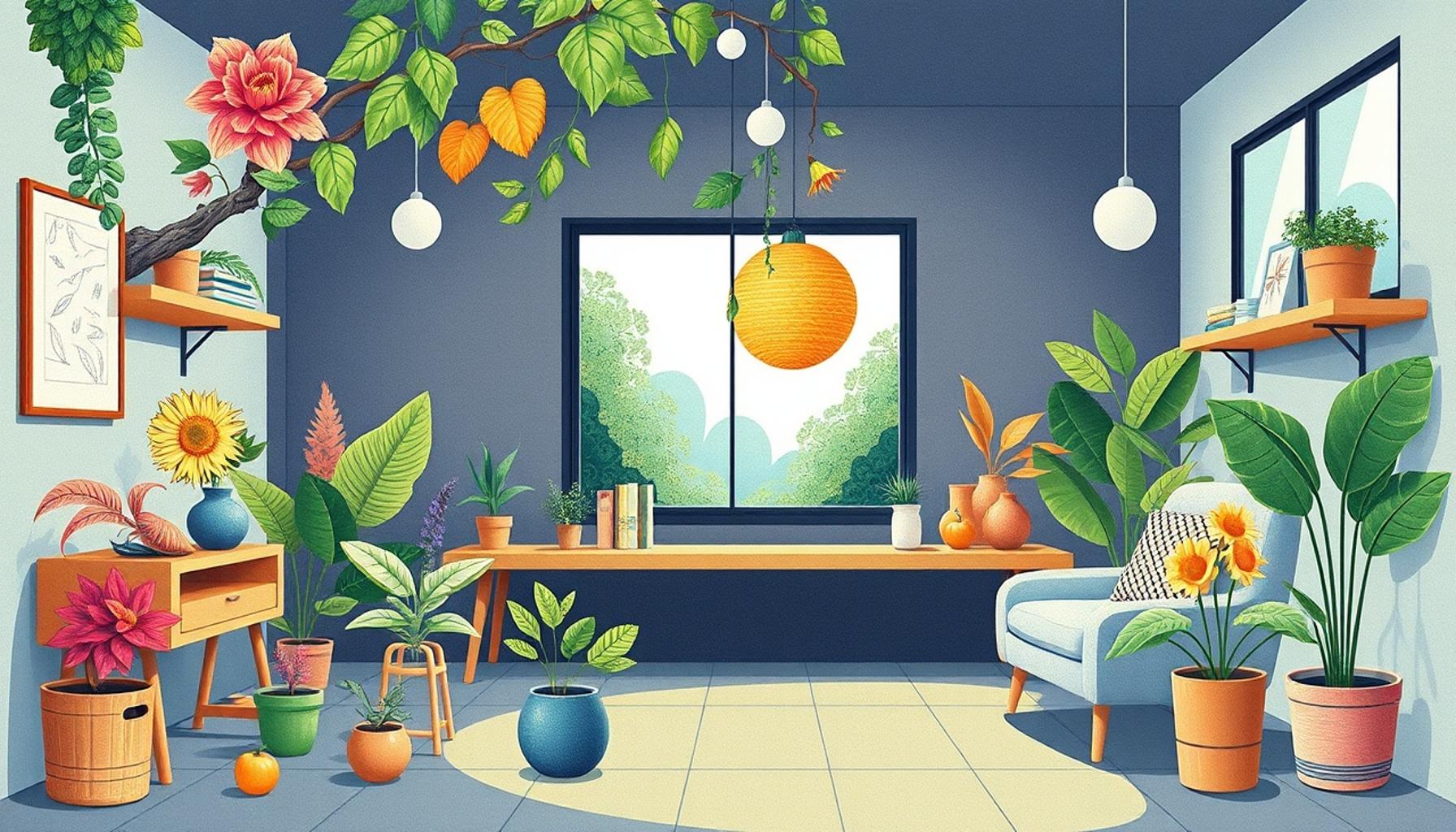 Integrating Nature into Efficient Space Design: Biophilic Minimalism